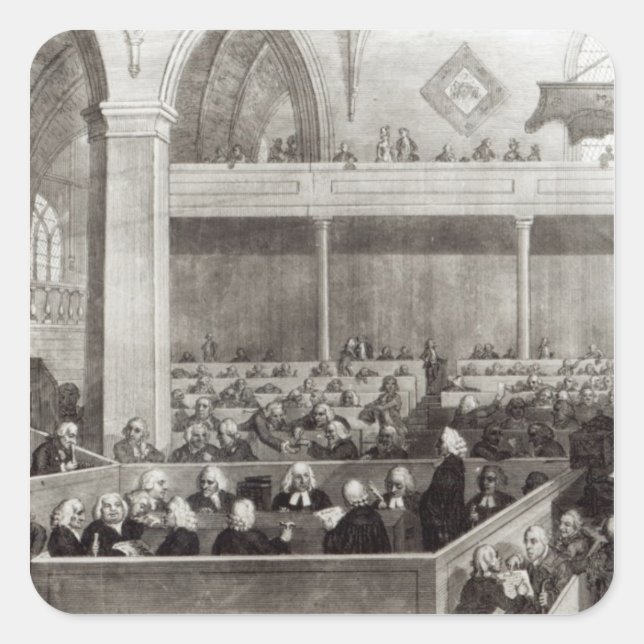 The General Assembly of the Kirk of Scotland Square Sticker (Front)