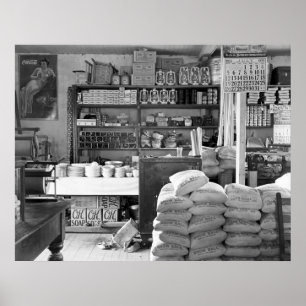 The General Store, Moundville, Alabama: 1936 Poster