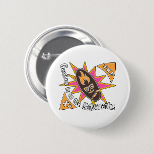 The genius is in the mathematics 2 inch round button