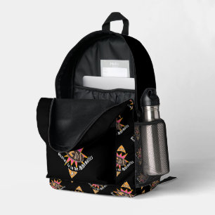 The genius is in the mathematics printed backpack