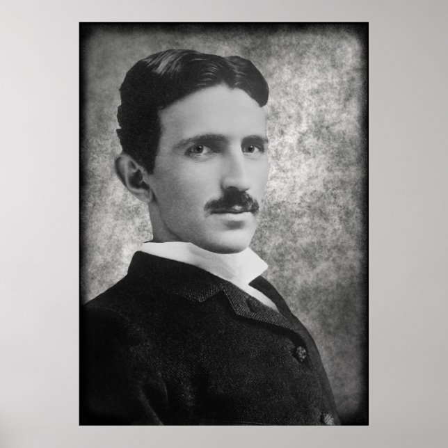 THE GENIUS NIKOLA TESLA POSTER (Front)