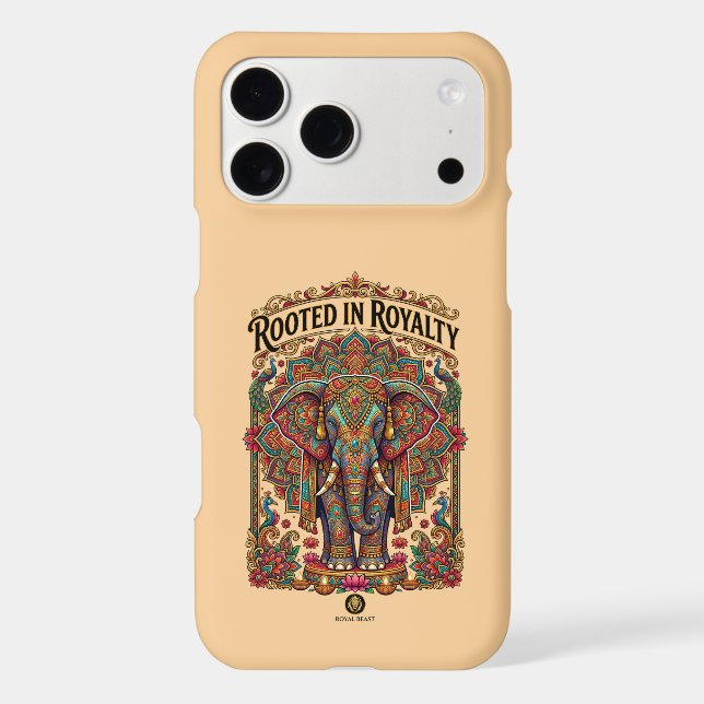 The Gentle Giant: Artistic Elephant Design (Back)