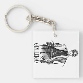 The gentleman keychain