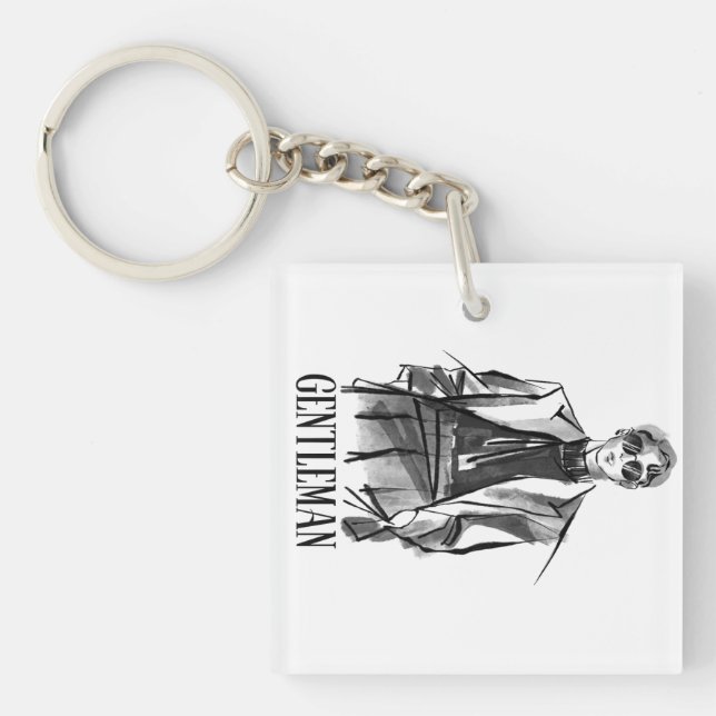 The gentleman  keychain (Front)