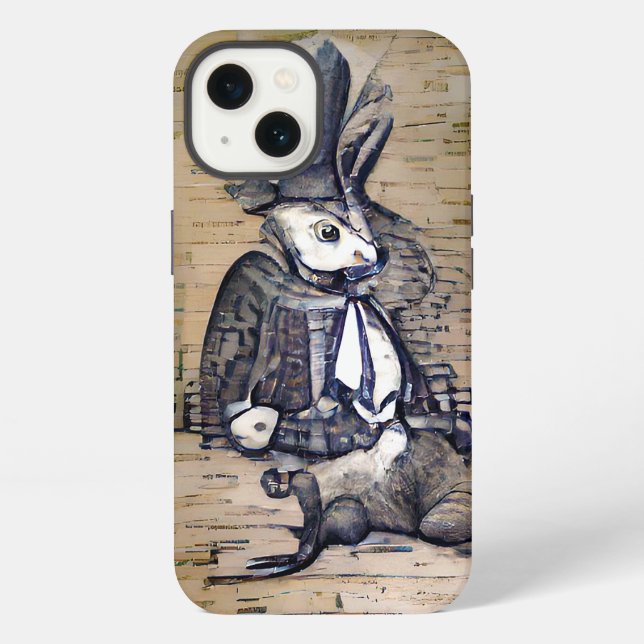 The Gentleman Rabbit iPhone Case (Back)