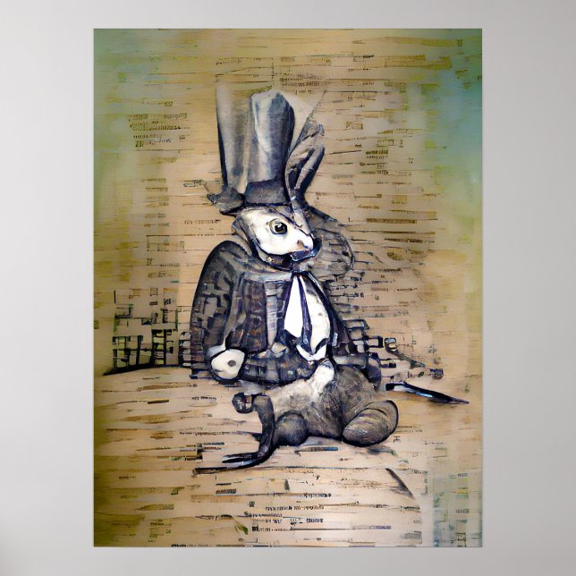 The Gentleman Rabbit Poster (Front)