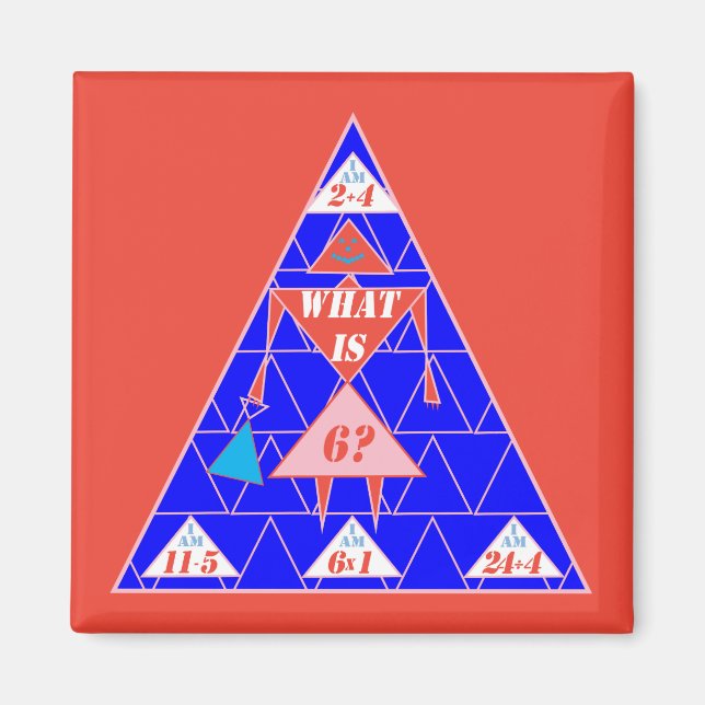 The Geometrics-Magnet-Triangle-Age 6 Magnet (Front)