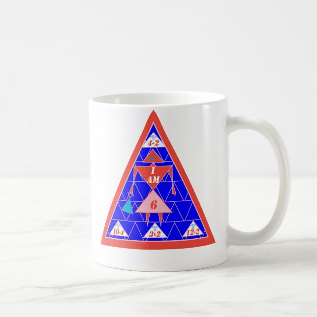 The Geometrics-Mug-Triangle-Age 6 Coffee Mug (Right)