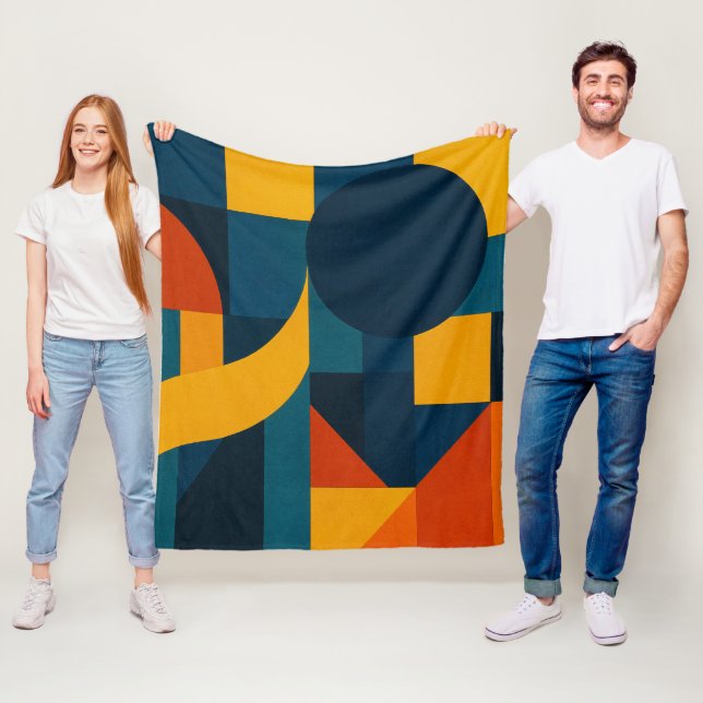 The Geometry of Emotion Fleece Blanket (In Situ)