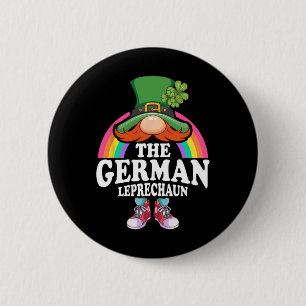 The German Leprechaun St Patricks Day Costume 2 Inch Round Button