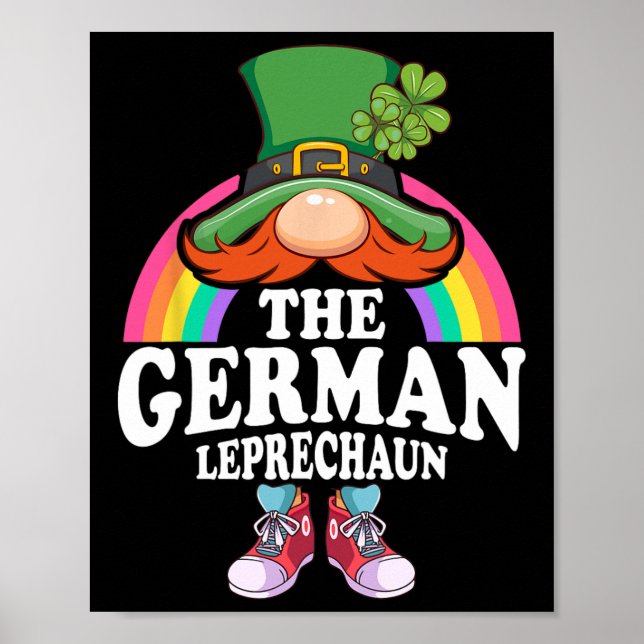 The German Leprechaun St Patricks Day Costume  Poster (Front)