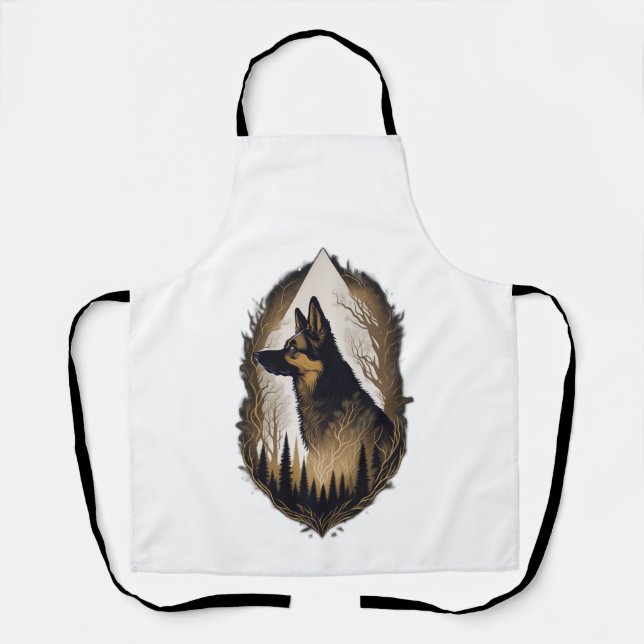 The German Shepherd 003 Apron (Front)