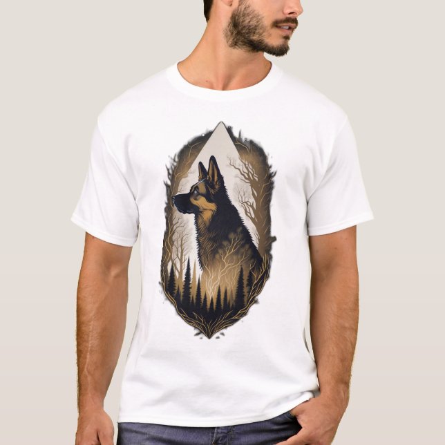 The German Shepherd 003 T-Shirt (Front)