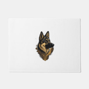 The German Shepherd 004  Doormat