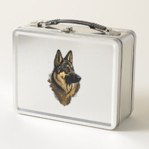 The German Shepherd 004 Metal Lunch Box
