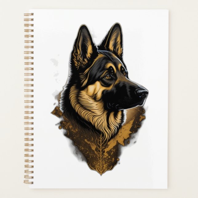 The German Shepherd 004  Planner (Front)