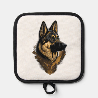 The German Shepherd 004  Pot Holder