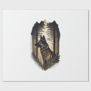 The German Shepherd 006 Wrapping Paper