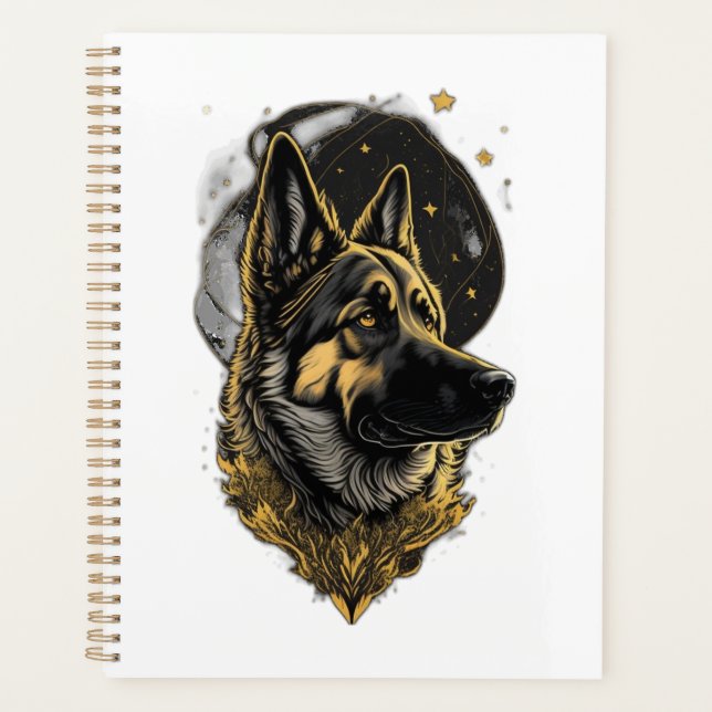 The German Shepherd 007 Planner (Front)