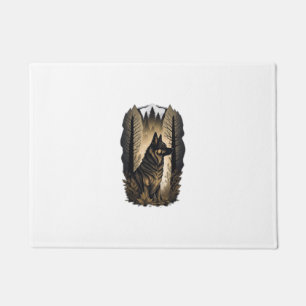 The German Shepherd 013  Doormat