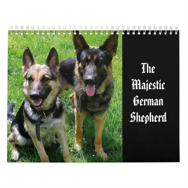 THE GERMAN SHEPHERD   CALENDAR (Cover)
