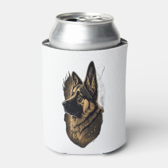 The German Shepherd   Can Cooler (Can Front)