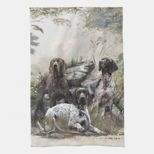 The German Shorthaired Pointer or Deutsch Kurzhaar Kitchen Towel