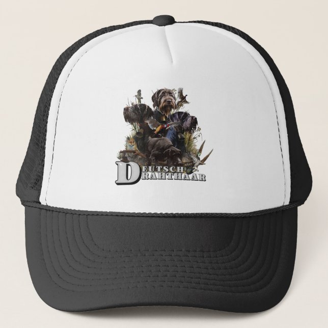 The German Wirehaired Pointer Trucker Hat (Front)