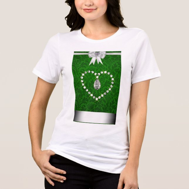 The gesture of sharing affection Tri-Blend shirt (Front)