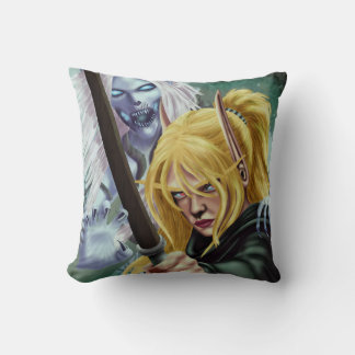 The Ghost and the Body Throw Pillow