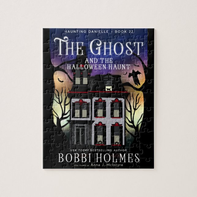 The Ghost and the Halloween Haunt Book Cover Puzzl Jigsaw Puzzle (Vertical)