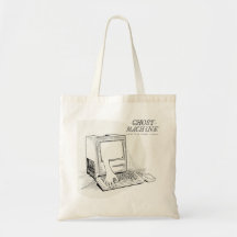 The Ghost In My Machine "Ancient Mac" Tote Bag
