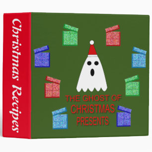 The Ghost of Christmas Presents Custom Recipe Binder