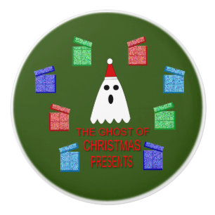 The Ghost of Christmas Presents Funny Ceramic Knob