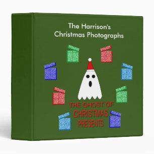 The Ghost of Christmas Presents Funny Custom Photo Binder