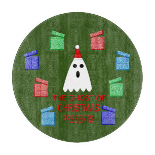 The Ghost of Christmas Presents Funny Cutting Board