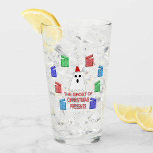 The Ghost of Christmas Presents Funny Glass