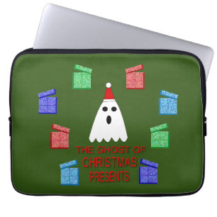 The Ghost of Christmas Presents Funny Laptop Sleeve