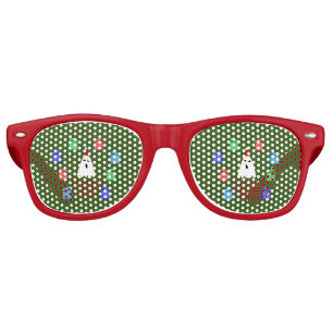The Ghost of Christmas Presents Funny Retro Sunglasses