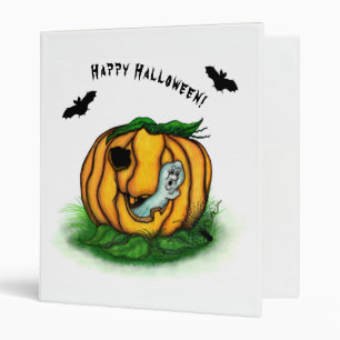 The Ghost of Halloween , Bat , Ghost and Spider Binder