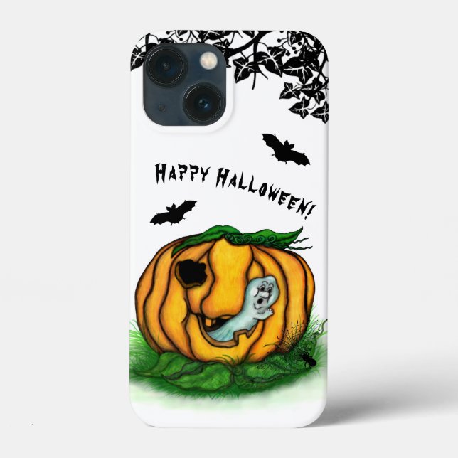 The Ghost of Halloween , Bat , Ghost and Spider Case-Mate iPhone Case (Back)