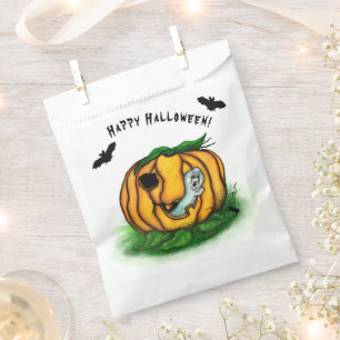 The Ghost of Halloween , Bat , Ghost and Spider Favour Bag