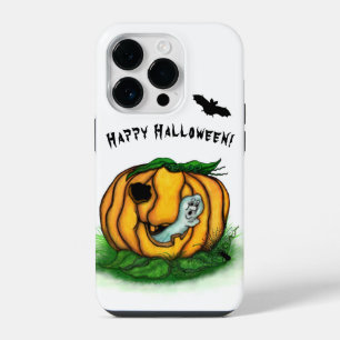 The Ghost of Halloween , Bat , Ghost and Spider iPhone 14 Pro Case