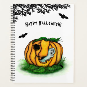 The Ghost of Halloween , Bat , Ghost and Spider Planner