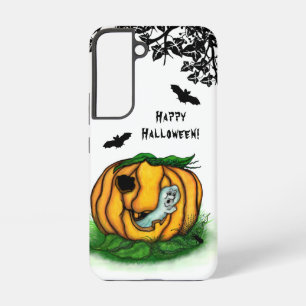 The Ghost of Halloween , Bat , Ghost and Spider Samsung Galaxy Case