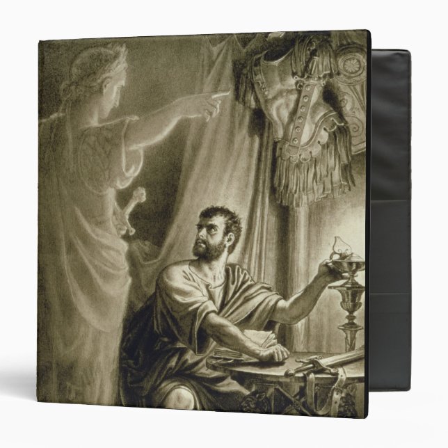 The Ghost of Julius Caesar, in the play by William Binder (Front/Inside)