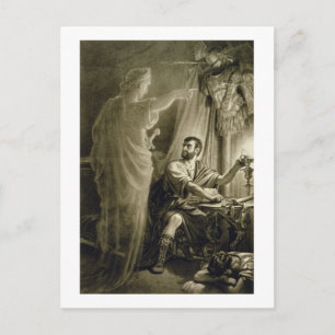 The Ghost of Julius Caesar, in the play by William Postcard