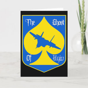 The Ghost Of Kyiv Kiev Ukraine Ace Fighter Pilot  Card