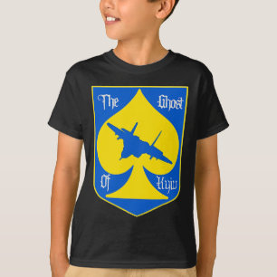 The Ghost Of Kyiv Kiev Ukraine Ace Fighter Pilot  T-Shirt