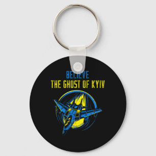 The Ghost Of Kyiv Shirt Believe Ukraine I Stand Wi Keychain